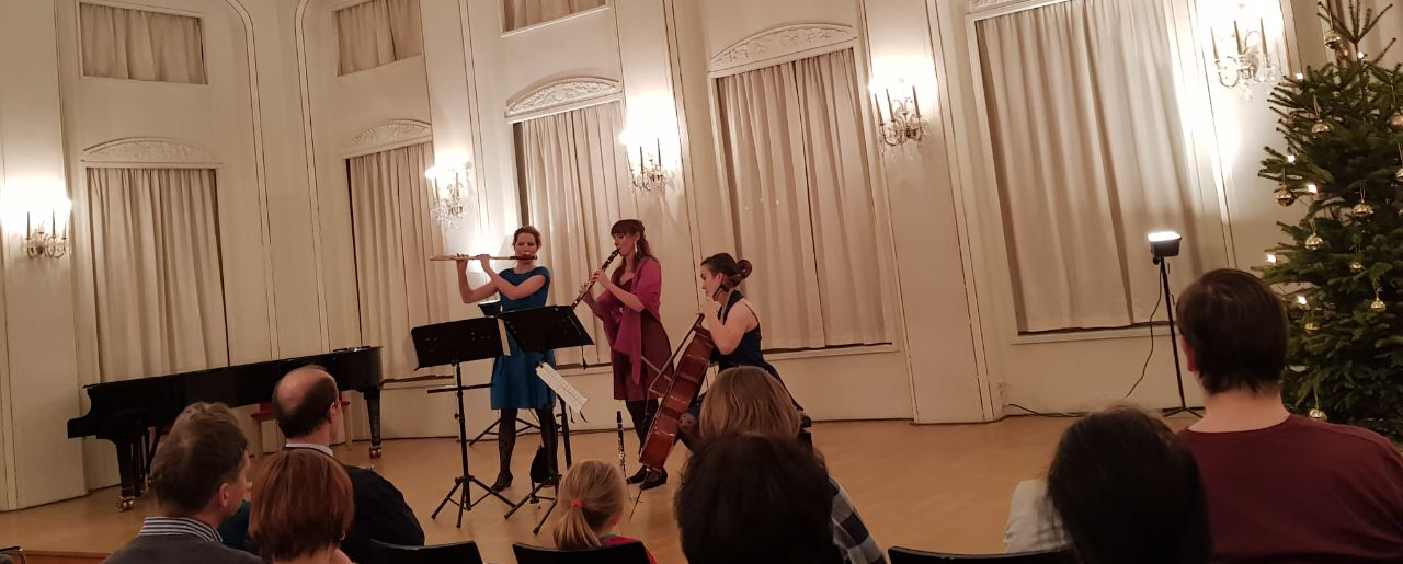 Weihnachtskonzert Canella-Trio alte Börse Leipzig